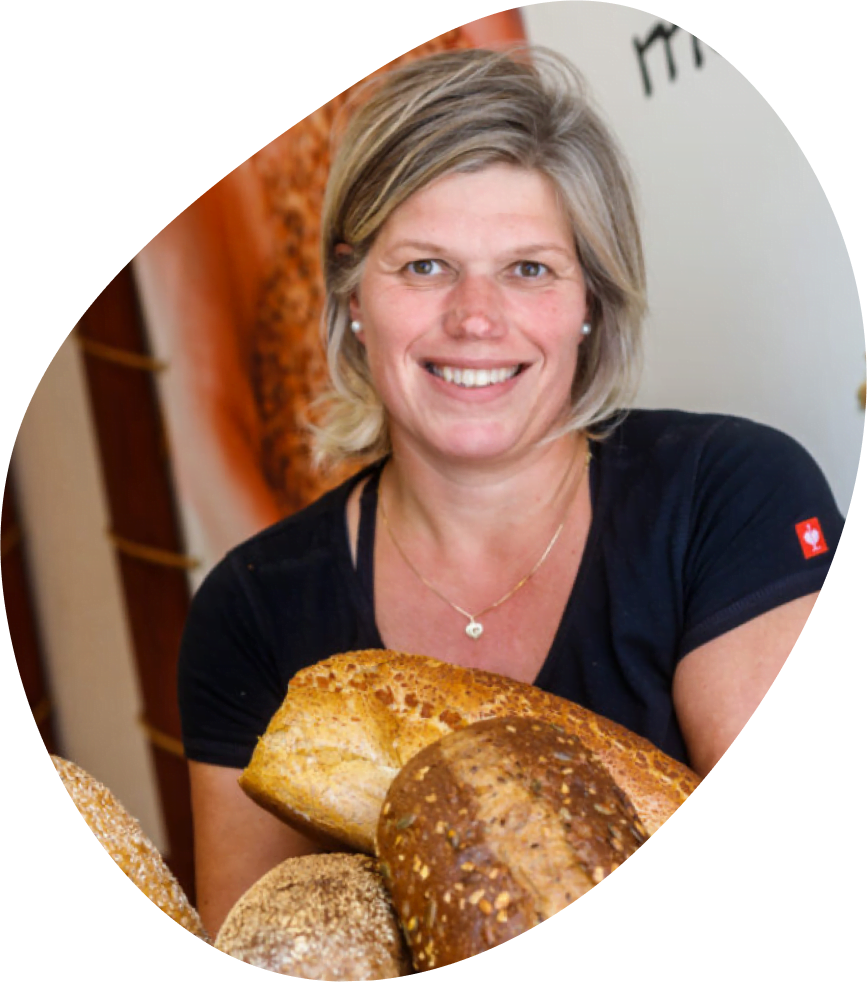 Greetje Schuurmans - Bakkerij Schuurmans Greetje Schuurmans eigenaresse Bakkerij Schuurmans